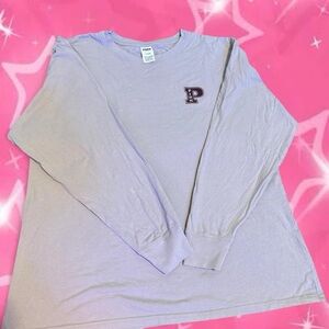 PINK Victoria's Secret Lavender Crewneck Tee